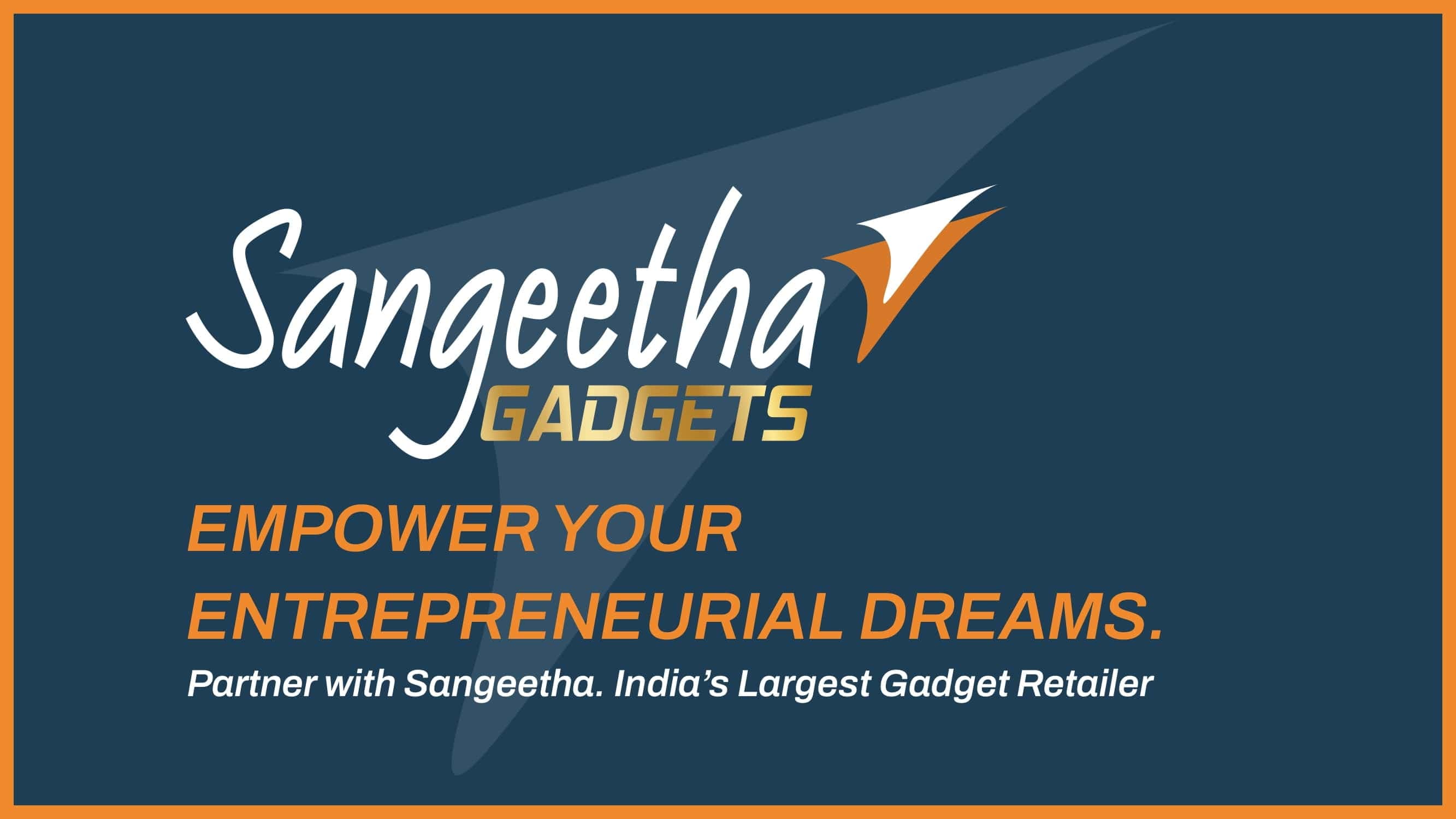 Sangeetha franchise opportunity presentation slide 1